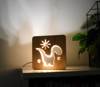 kwadratowa lampka "dinozaur" (zasilanie USB)
